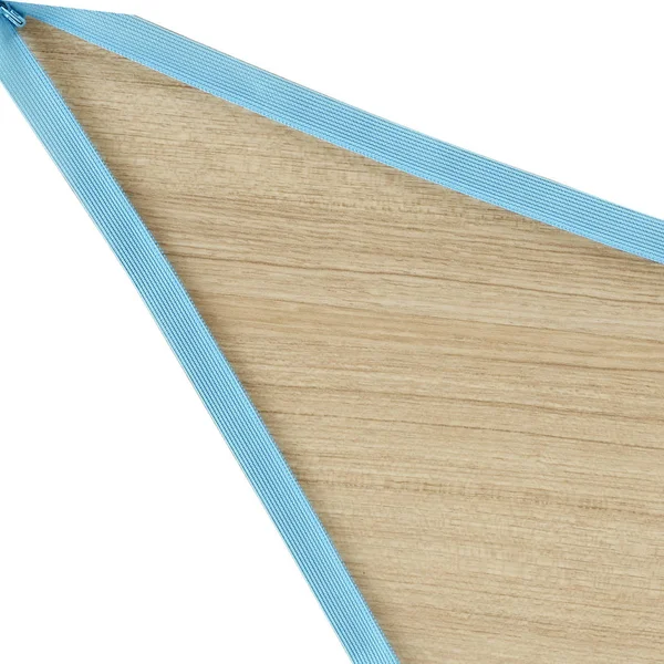 Blauer Reißverschluss Offen Auf Holz Konzept Hintergrund — Stockfoto