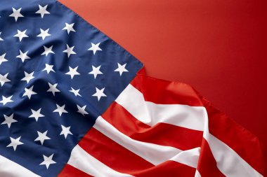 Amerikan bayrağı kırmızı arka plan, ABD 4 Temmuz arka plan / sınır