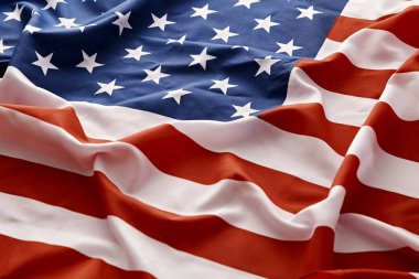 closeup Amerikan Usa bayrak, yıldızlar ve çizgiler, Amerika Birleşik Devletleri