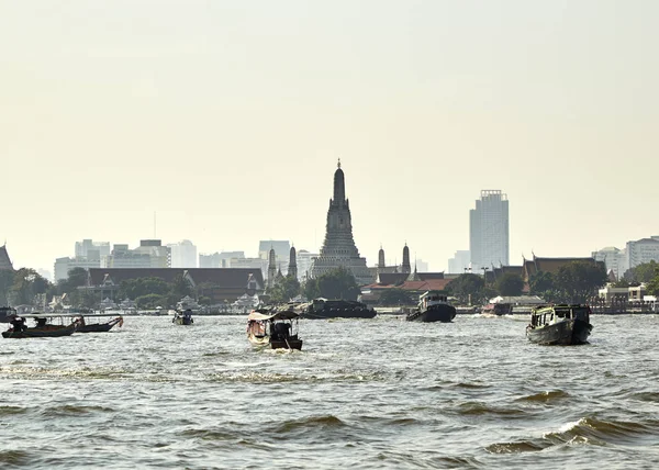 Templo Del Amanecer Cerca Chaopraya Río Bangkok Tailandia — Foto de Stock