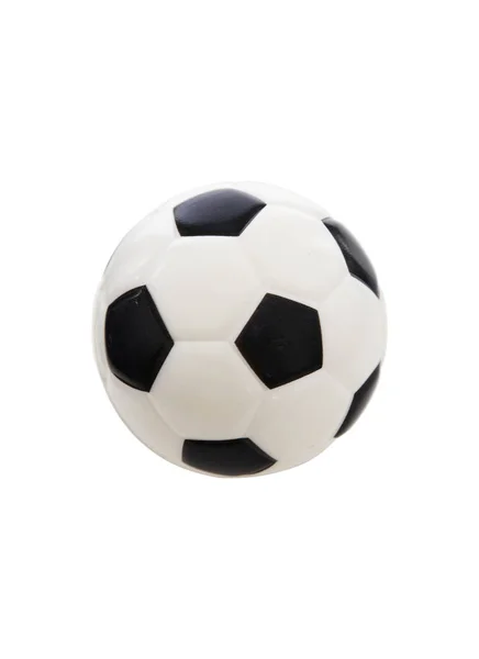 Mała Piłka Nożna Białym Tle Ćwiczenia Symbole Świata — Zdjęcie stockowe
