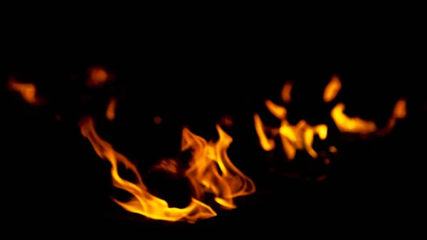 Textura Tormenta Fuego Sobre Fondo Negro Disparo Chispas Fuego Voladoras — Foto de Stock