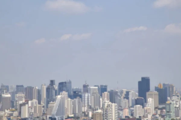 Fond Flou Lumière Matin Vue Sur Paysage Urbain Bangkok — Photo