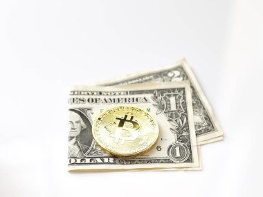 Yeni para altın Bitcoin Cryptocurrency dolar olduğunu.