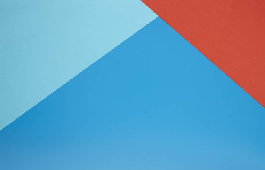 Mavi ve kırmızı renkli kağıt arka plan. Kağıt bir malzeme gibi oluşan tasarım, kırmızı ve mavi tonları