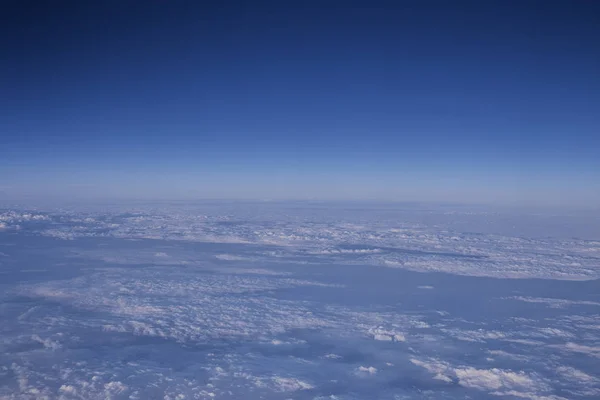 Flygfoto Över Landskapet Mot Blå Himmel Planet — Stockfoto