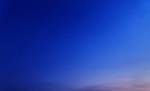 Νυχτερινό Ουρανό Αστέρια Από Βουνό Μετά Ηλιοβασίλεμα — Φωτογραφία Αρχείου