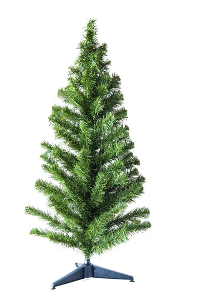 Vánoční Strom Dekorace Nový Rok 2019 Nad Bílým Pozadím Vánoční — Stock fotografie
