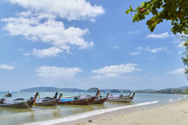 Krabi, Tayland, 04 Şubat 2018, tatil Tayland - Krabi güzel Adası ile Sandy plajlar