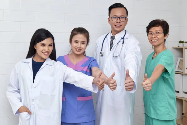 Gruppo Asiatico Assistenza Sanitaria Medico Professionista Che Lavora Nello Studio — Foto Stock