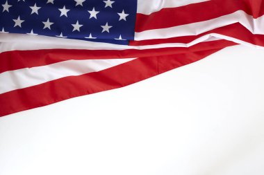 Mutlu Başkanlar günü'nde tipografi Amerikan bayrağı kenarlıklı sıkıntılı beyaz arka plan üzerinde. Düz yatıyordu. Metin alanı görüntüleri.