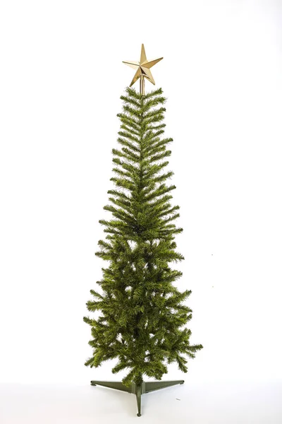 가문비나무 Treeon 배경와 크리스마스 — 스톡 사진