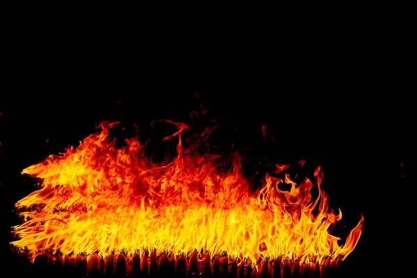 Borrosa Textura Brillante Tormenta Fuego Rojo Naranja Sobre Fondo Negro —  Fotos de Stock