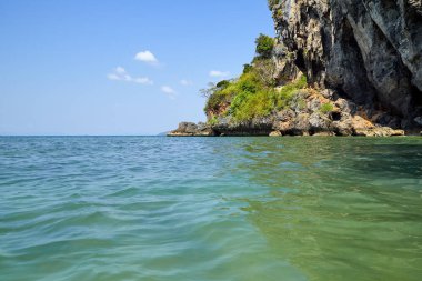 Koh NOK, Pranang mağara Plajı, Rai Leh (Railay), Andaman Sahili, Krabi Eyaleti, Tayland, Güneydoğu Asya, Asya