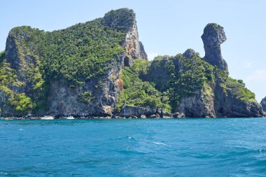 Koh NOK, Pranang mağara Plajı, Rai Leh (Railay), Andaman Sahili, Krabi Eyaleti, Tayland, Güneydoğu Asya, Asya