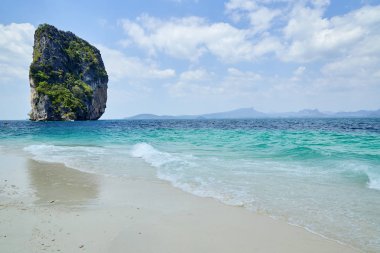 Koh NOK, Pranang mağara Plajı, Rai Leh (Railay), Andaman Sahili, Krabi Eyaleti, Tayland, Güneydoğu Asya, Asya