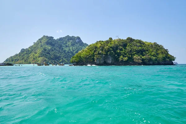 Koh Nok Pranang Cave Beach Rai Leh Eisenbahn Andaman Coast — Stockfoto