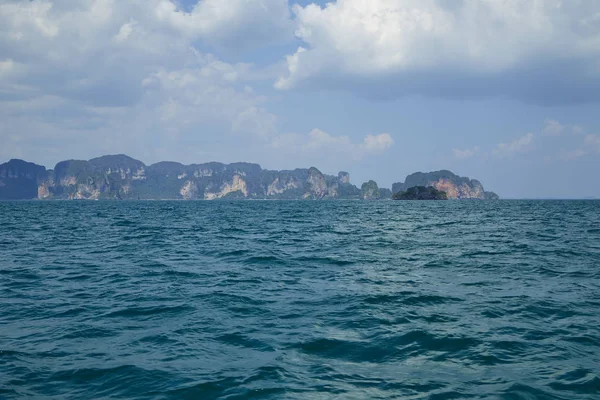 Koh Nok Pranang Cave Beach Rai Leh Eisenbahn Andaman Coast — Stockfoto