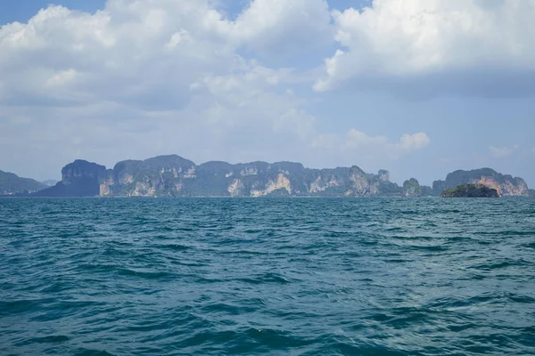 Koh Nok Pranang Cave Beach Rai Leh Eisenbahn Andaman Coast — Stockfoto