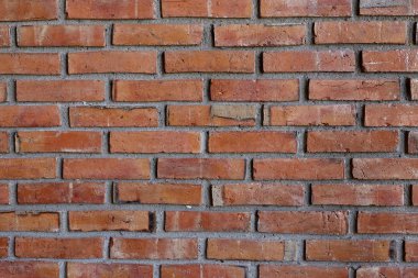 Modern kırmızı ve kahverengi tuğla duvar