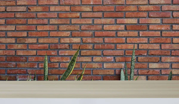 kırmızı tuğla duvar ve ahşap doku arka planı için