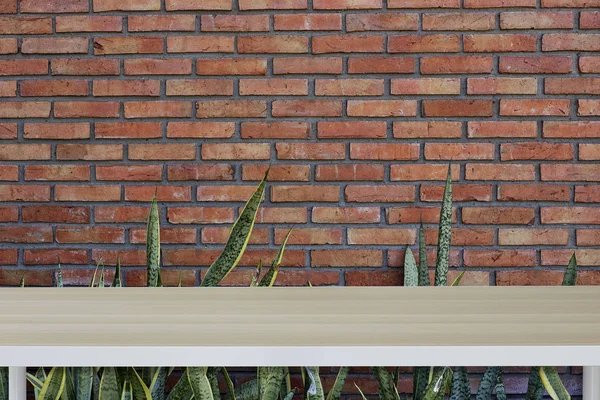 kırmızı tuğla duvar ve ahşap doku arka planı için