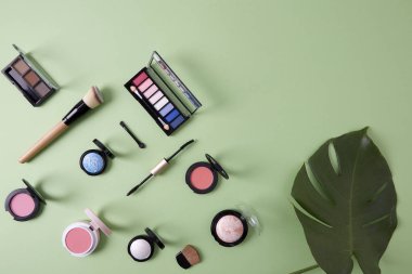 Kozmetik Cilt ile düz yatıyordu kompozisyon