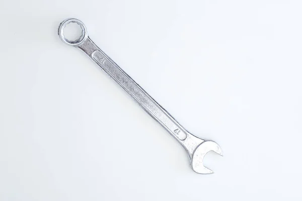 Stainless Steel Wrench close up — Stock Photo, Image
