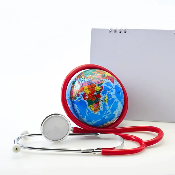 Flat world health day background — Stock Photo, Image