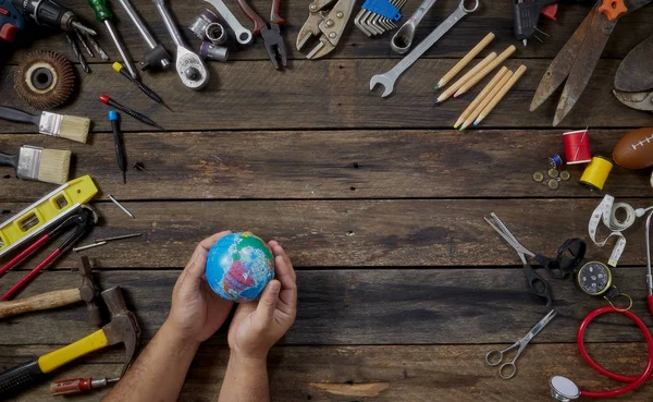 Día internacional de los trabajadores y día del trabajo 2019 — Foto de Stock