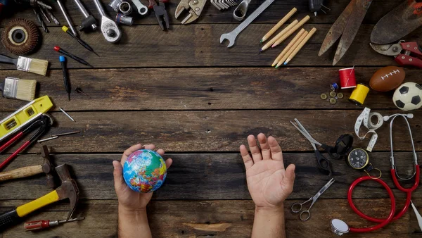 Día internacional de los trabajadores y día del trabajo 2019 — Foto de Stock