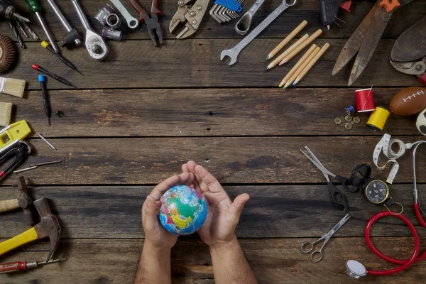 Día internacional de los trabajadores y día del trabajo 2019 — Foto de Stock