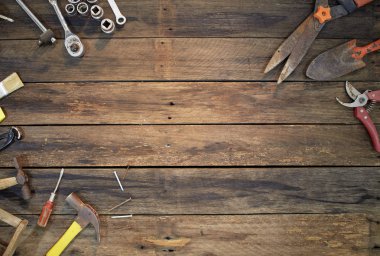 Babalar günü için eski araçlar kavramı.