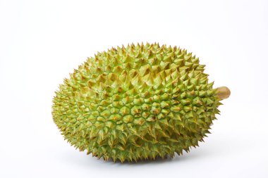 durian meyvesi beyaz arkaplanda izole