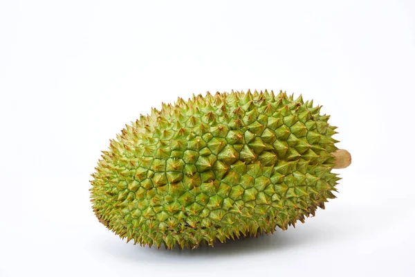 Fruto duriano aislado sobre fondo blanco — Foto de Stock
