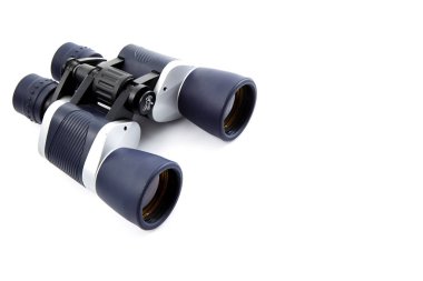 Dürbünün Yakın ÇekimBeyaz Arka Planı