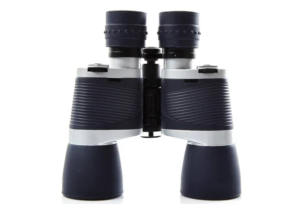 双筒望远镜白色背景的特写 — 图库照片