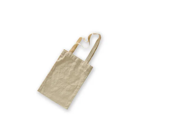 टोटे बॅग कॅनव्हास फॅब्रिक कापड इको खरेदी — स्टॉक फोटो, इमेज
