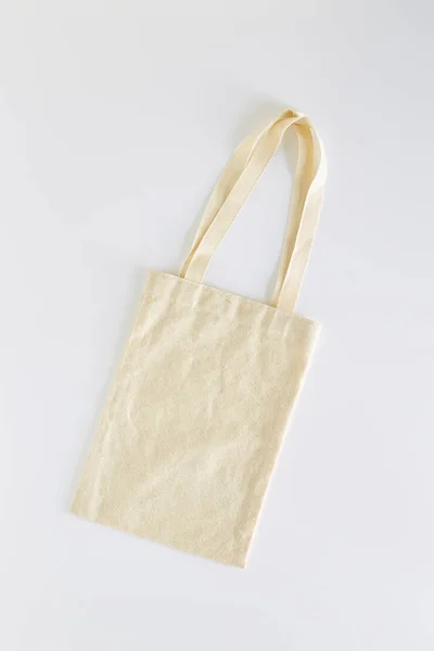 Tote tas canvas stof doek Eco winkelen — Stockfoto