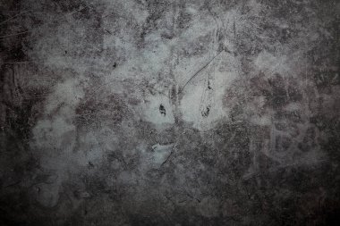 Doku eski Koyu gri beton duvar