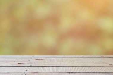 Boş perspektif kahverengi ahşap 