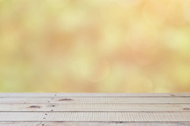 Boş perspektif kahverengi ahşap 