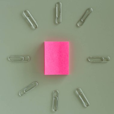 not ve klipleri üst görünüm masası na deftere nakledin