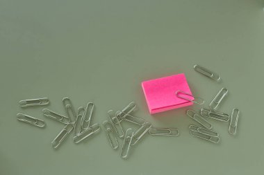 not ve klipleri üst görünüm masası na deftere nakledin