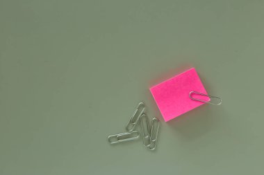 not ve klipleri üst görünüm masası na deftere nakledin