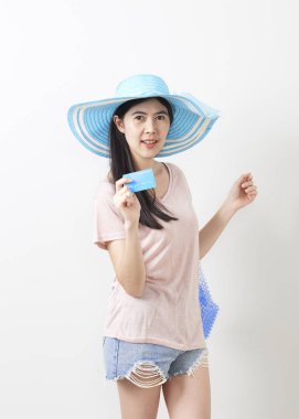 Asyalı genç güzel kız portresi