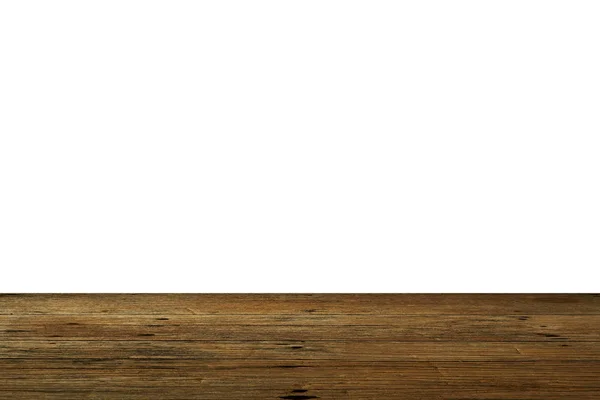 Старий темно-коричневий дерев'яний стіл — стокове фото