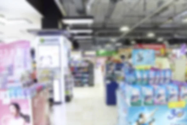 Supermercato vuoto sfocato per sfondo — Foto Stock