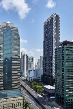 Şehir gökdelenlerinin modern binaları