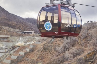 Owakudani seyahat Hakone teleferik teleferik